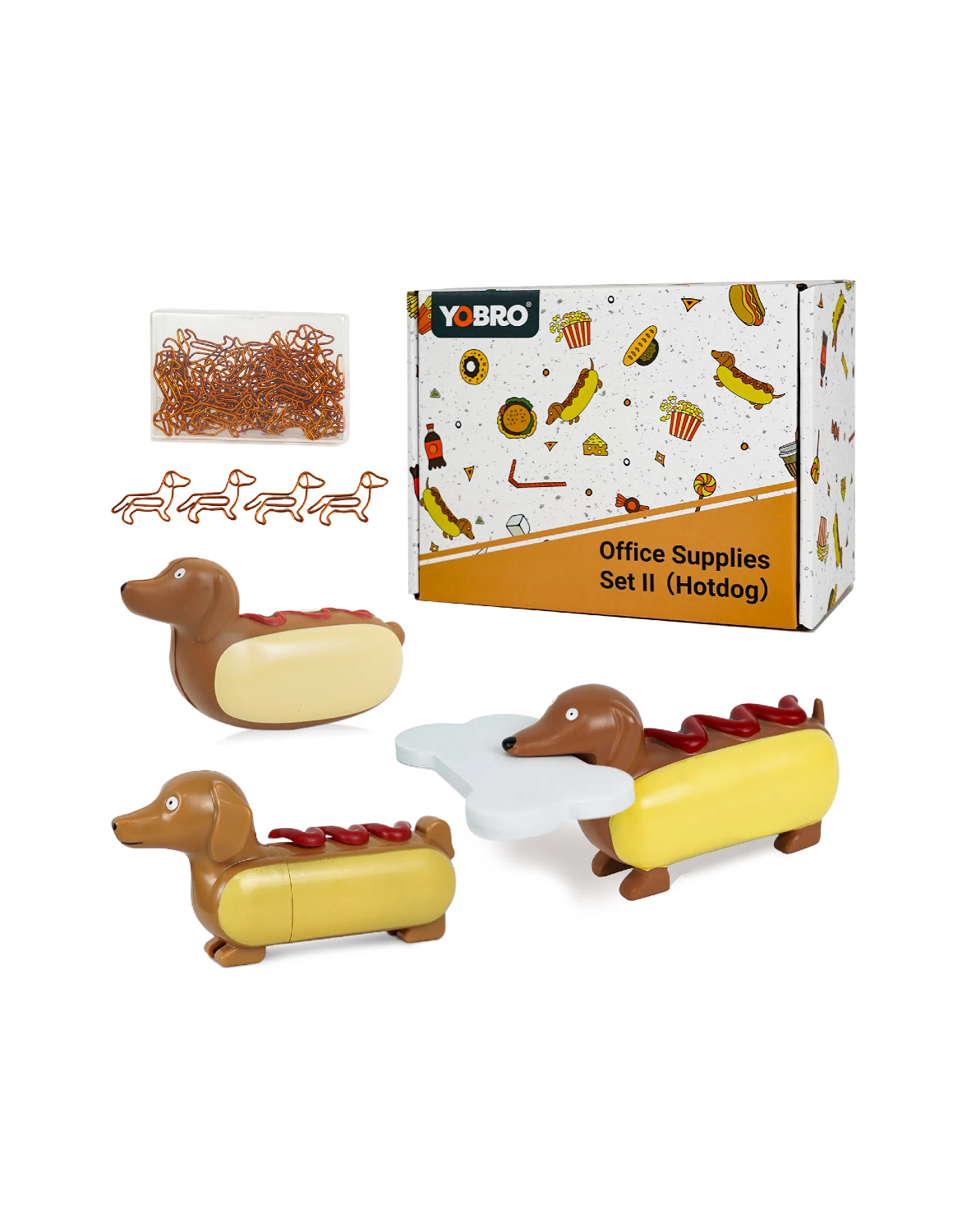 Ensemble de bureau Hot Dog II YOBRO WSG13703