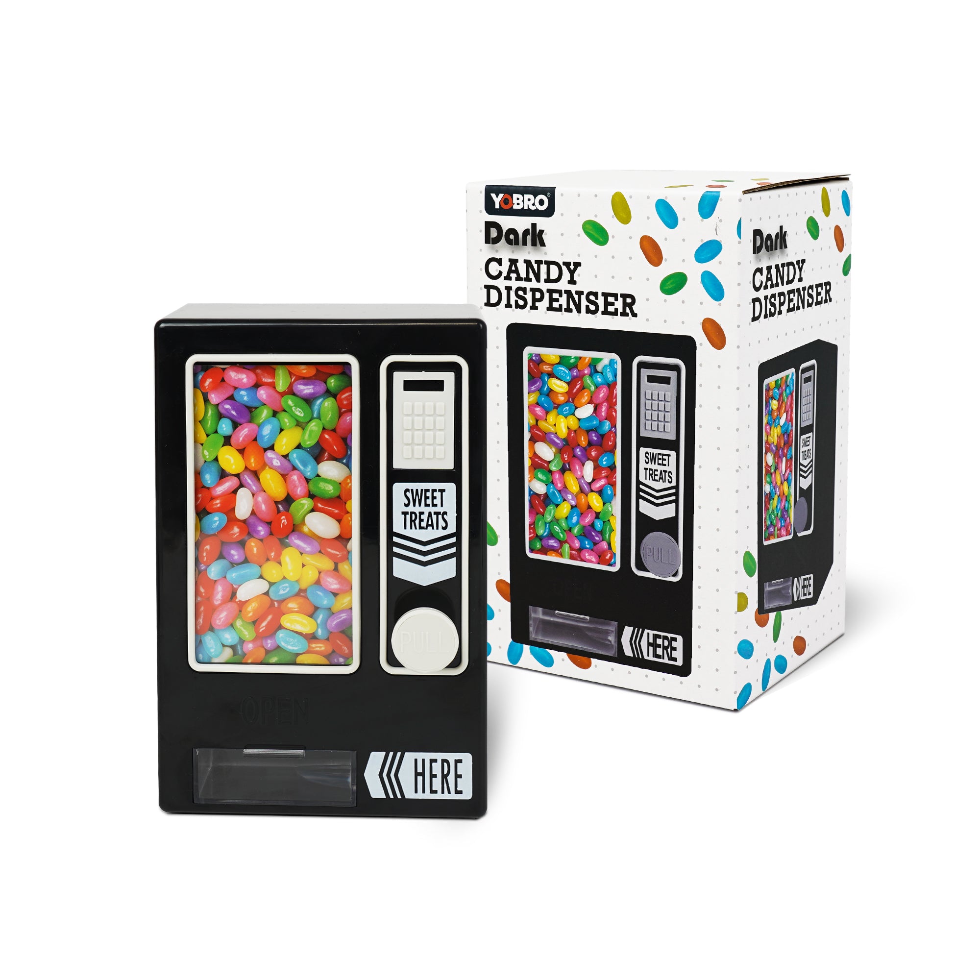 Distributeur de bonbons YOBRO noir WSG12602