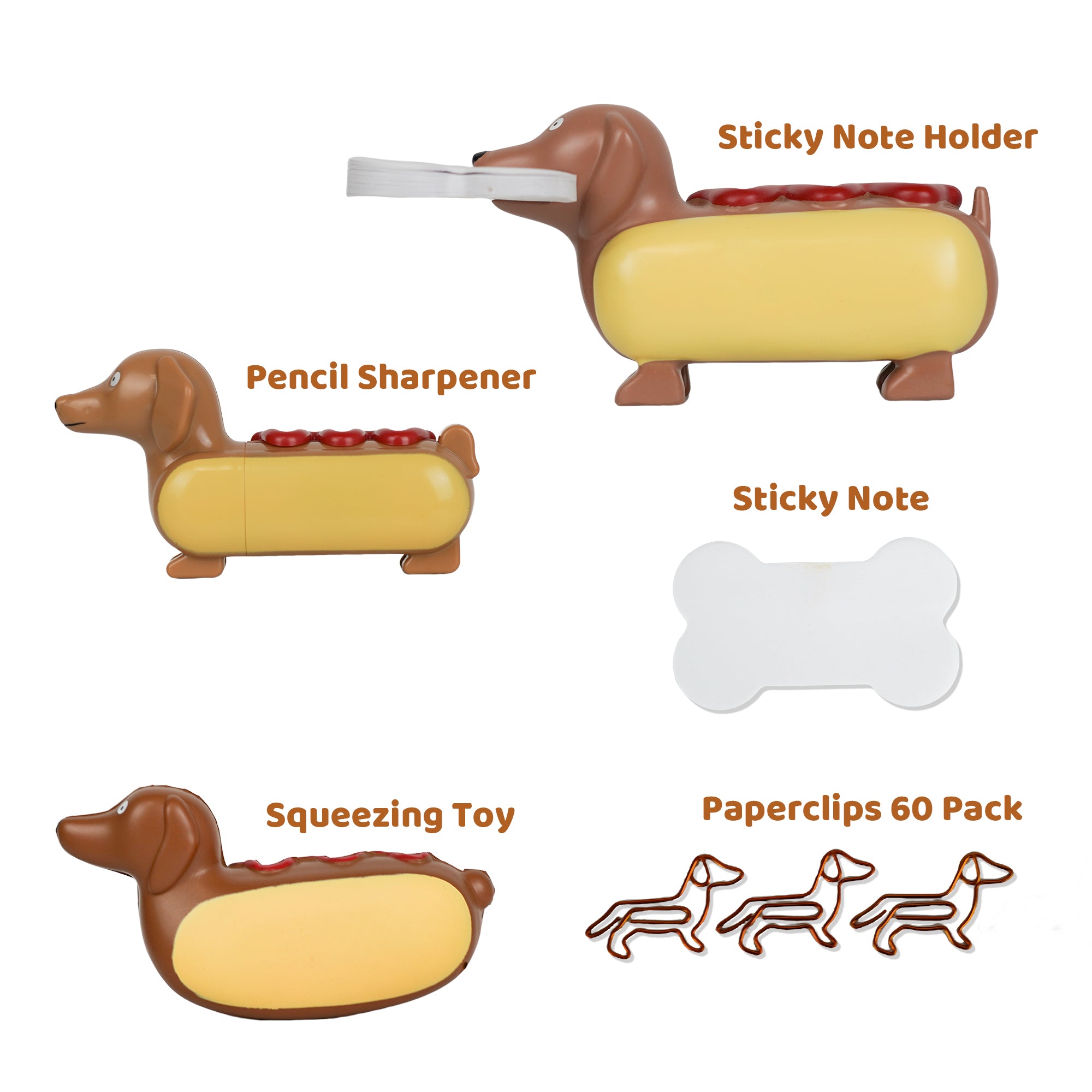 Ensemble de bureau Hot Dog II YOBRO WSG13703