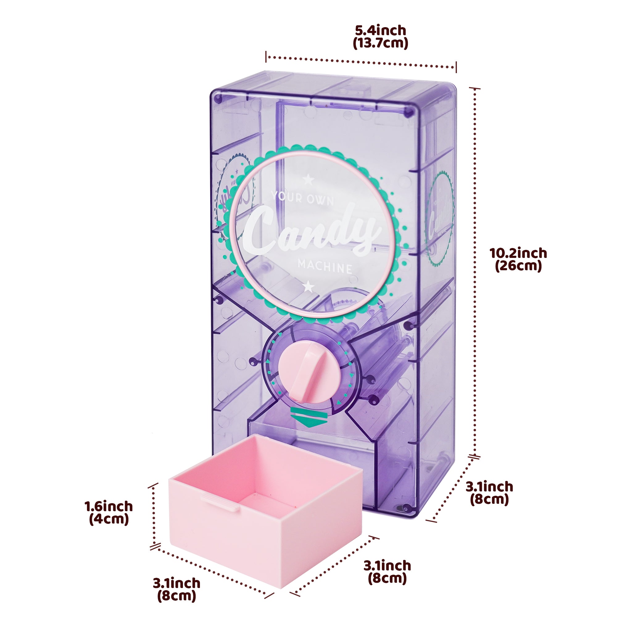 YOBRO Retro Transparent Candy Dispenser