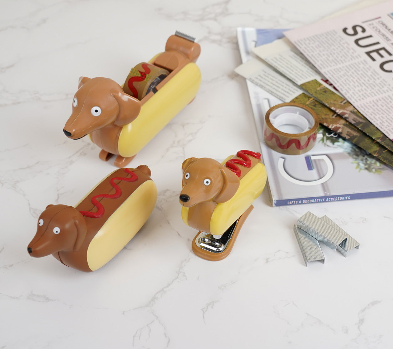 Cute Gift Hot Dog Set of 3