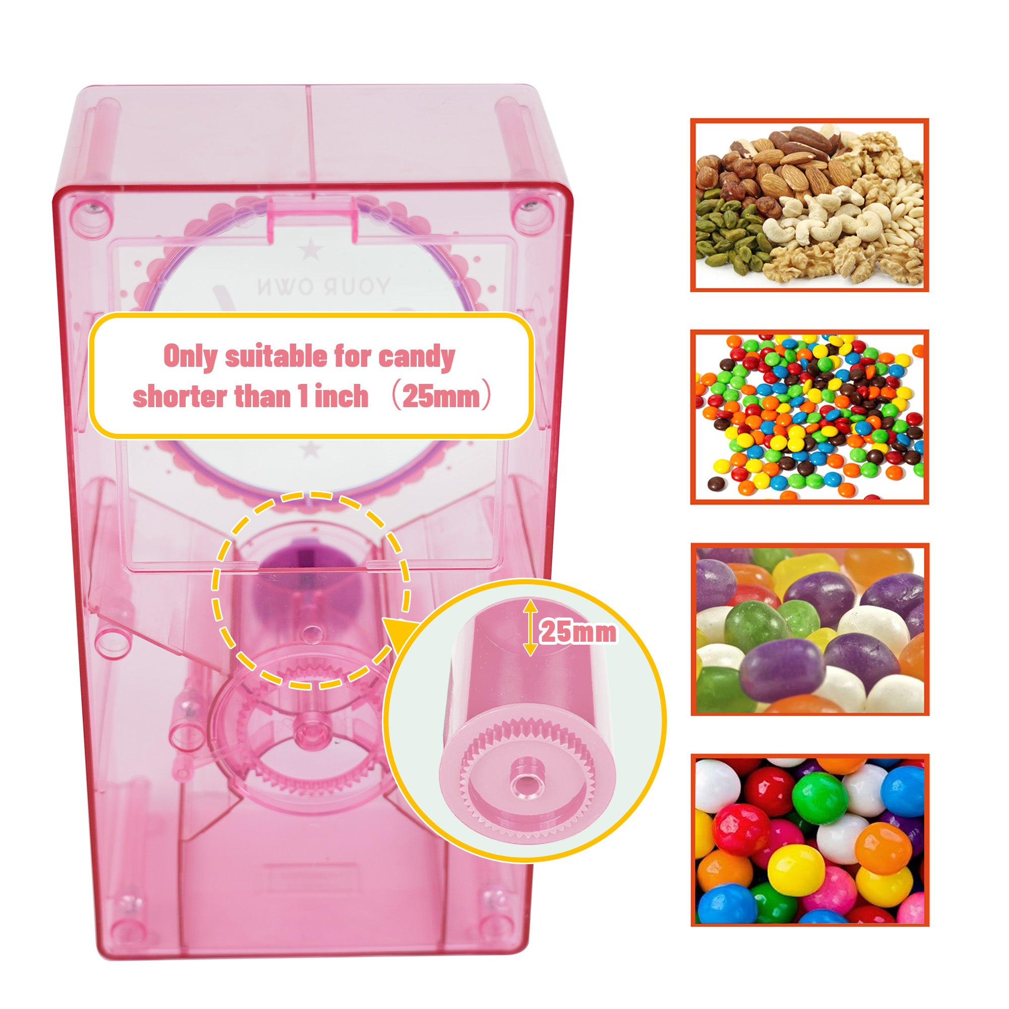 YOBRO Retro Transparent Candy Dispenser