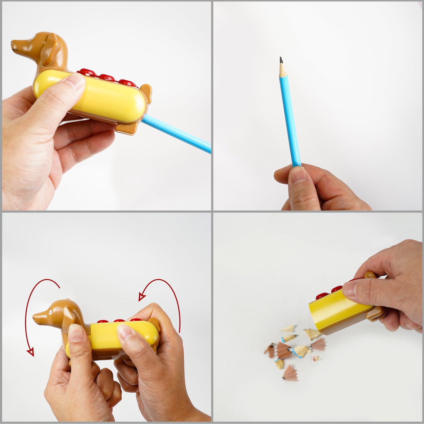 YOBRO Hot Dog Mini Pencil Sharpener WSG2954