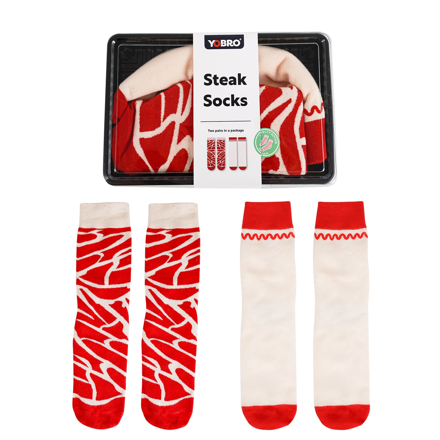 YOBRO Steak socks WSG12681
