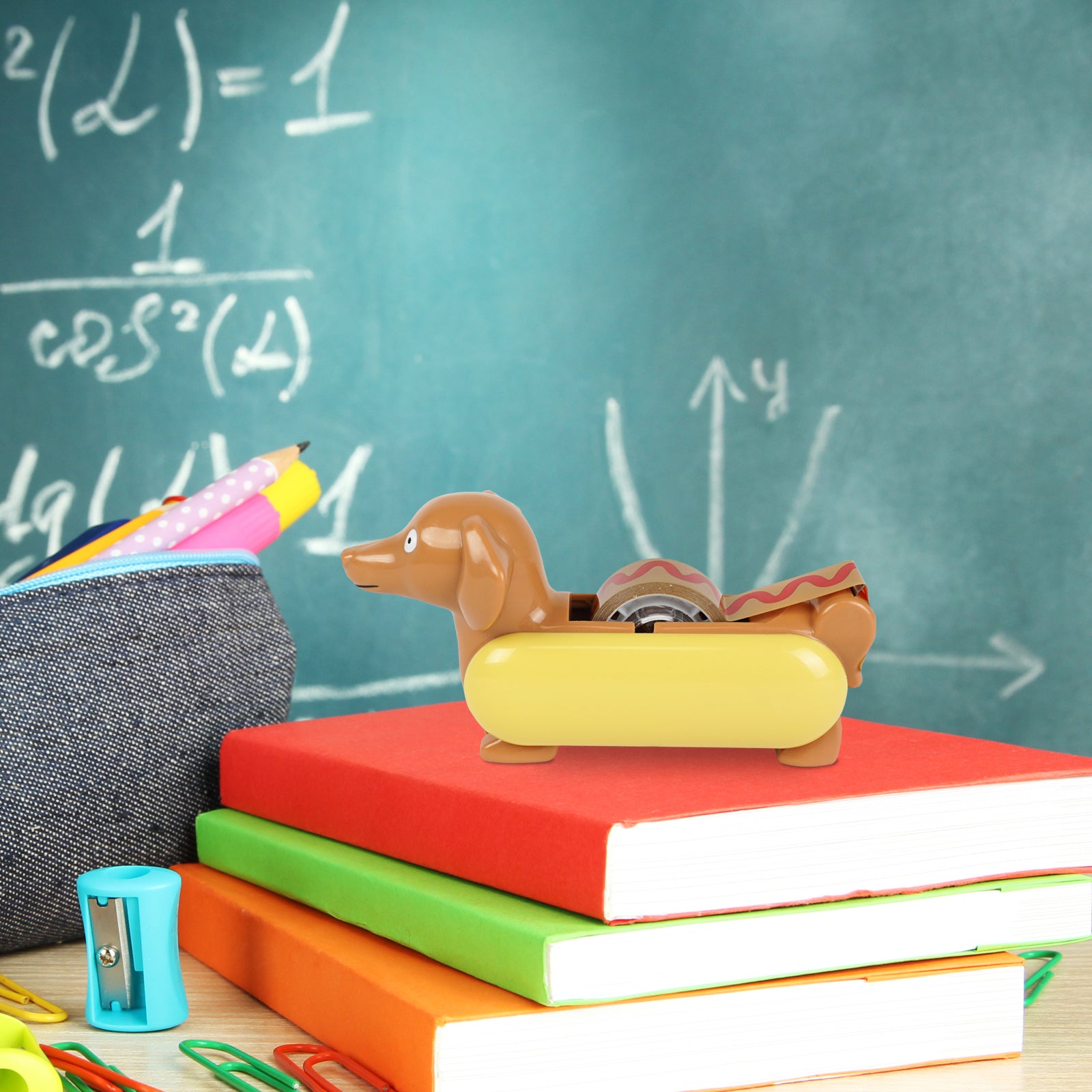 Cute Gift Hot Dog Tape Dispenser