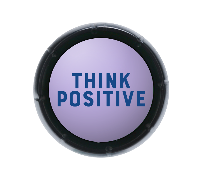 YOBRO Think Positive Button WSG7292