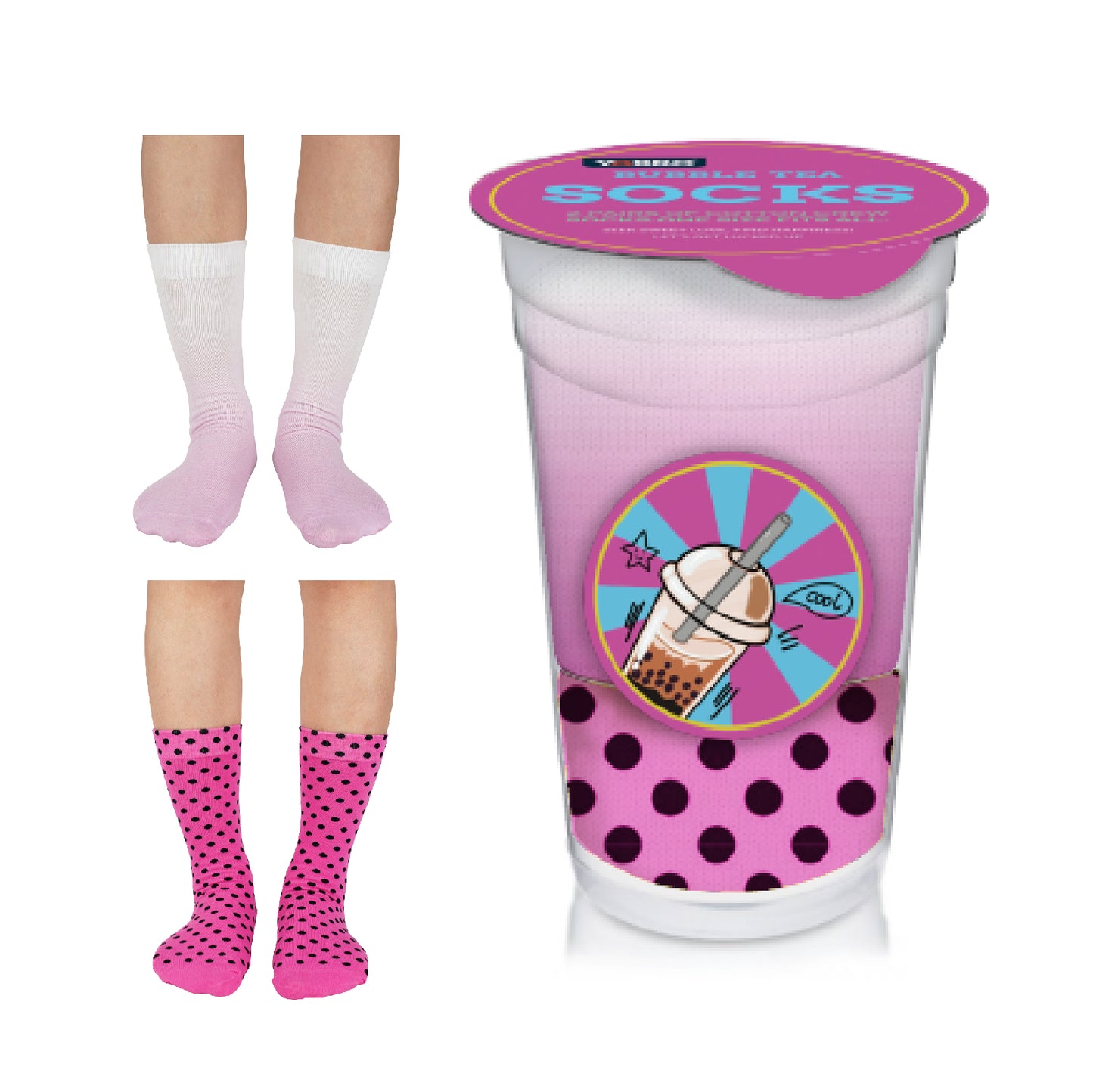 YOBRO Bubble Tea Socks 4 Colors WSG11386