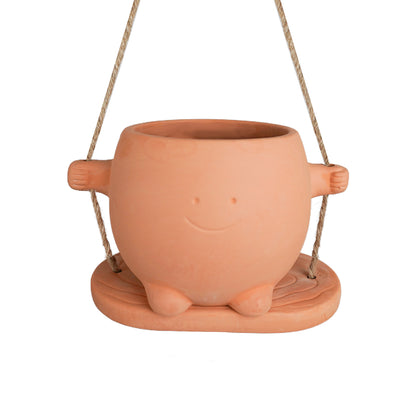 YOBRO Mr. Smiley Large Plant Pot with Drainage