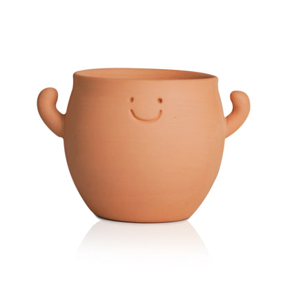 Mr.Smile Plant Pots with drainage-Large and  Small Sizes