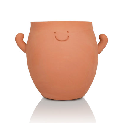 Mr.Smile Plant Pots with drainage-Large and  Small Sizes