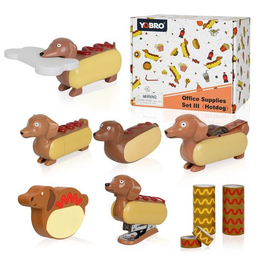 YOBRO Hot Dog Office Set 3  WSG14303