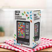YOBRO Candy Dispenser, Cute Vending Machine for Desktop, Manual Candy Machine, Dispense Mini Candies, Birthday&Christmas Gift for Girls, Gift for Friends Girlfriends (Dark)