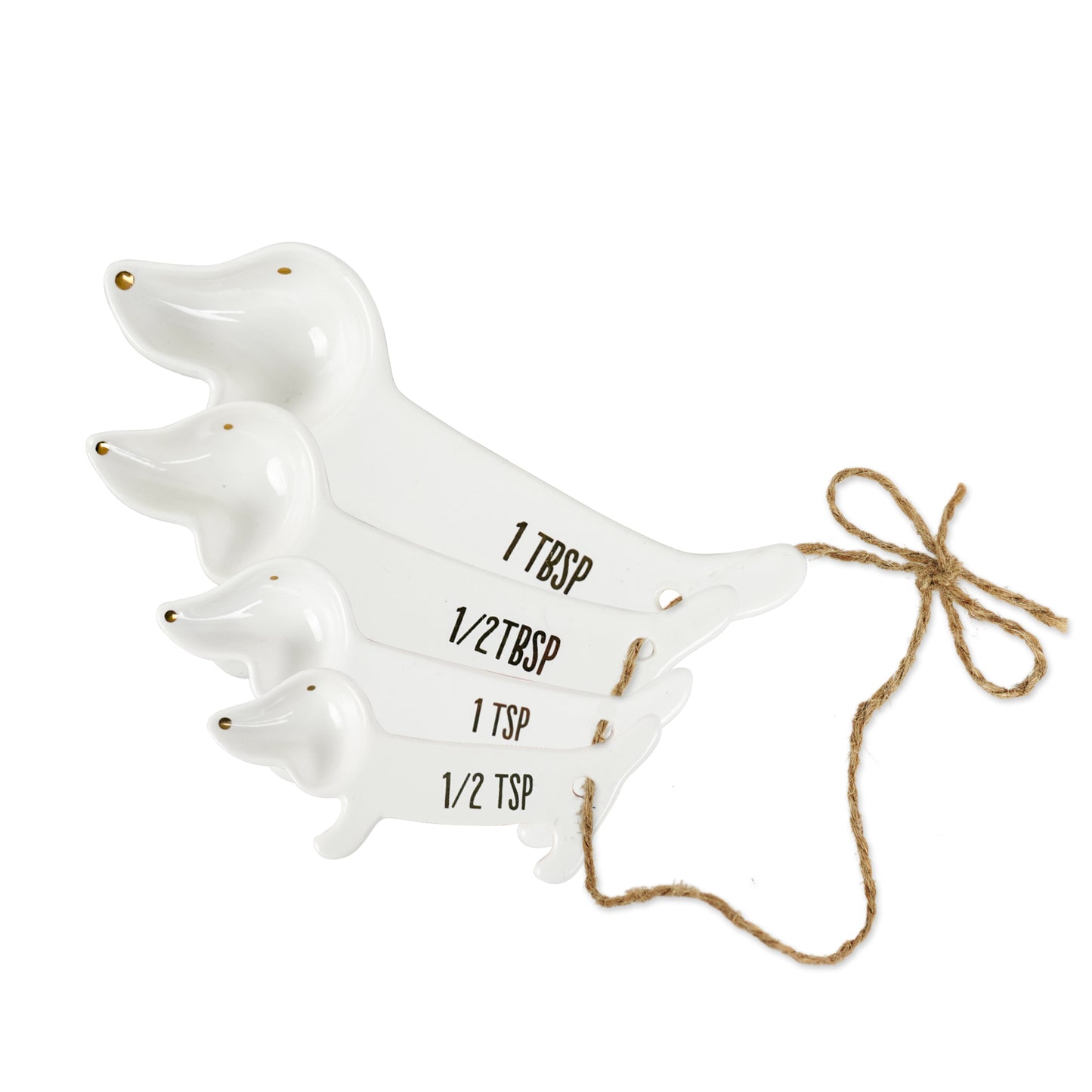 YOBRO Ceramic Dachshund Measuring Spoon Set WSG13502