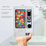 YOBRO Candy Dispenser, Cute Vending Machine for Desktop, Manual Candy Machine, Dispense Mini Candies, Birthday&Christmas Gift for Girls