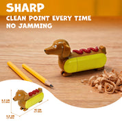 Hot Dog Desktop Accessory Kit with Stapler & Tape, Back to School