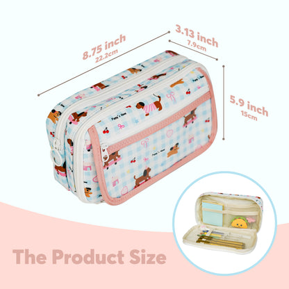 YOBRO Big Capacity Pencil Case, Large Pencil Pouch, 9-Layer Organizer Pencil Case,  for School, Exams & Art Supplies