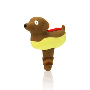 Hot Dog Silicone Wine Stopper,Airtight Seal Keeps Wine Fresh