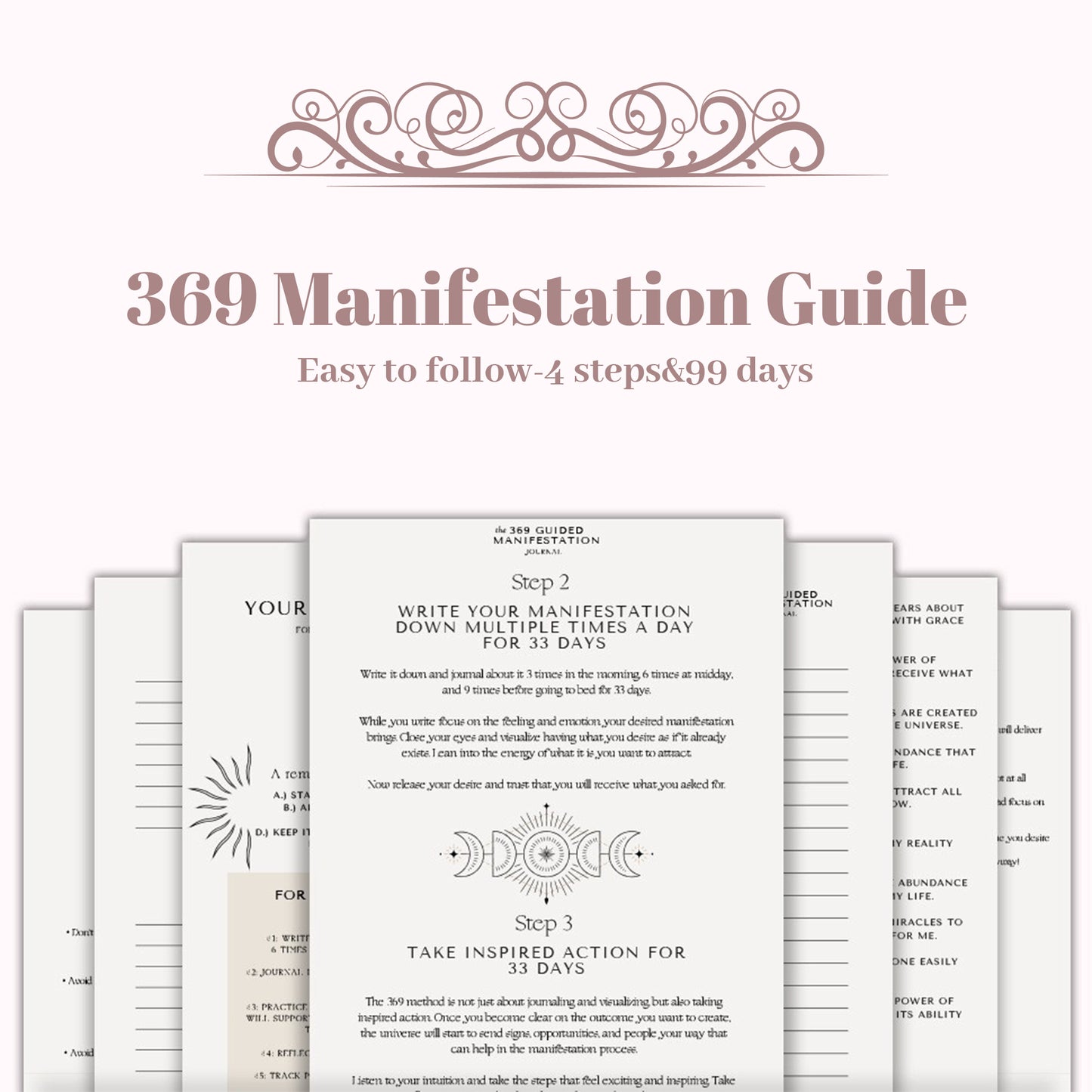 YOBRO 369 Guided Manifestation Journal WSG13529