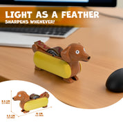 YOBRO Hotdog-Klebebandspender mit 4 Klebebändern (2 rote, 2 gelbe) 