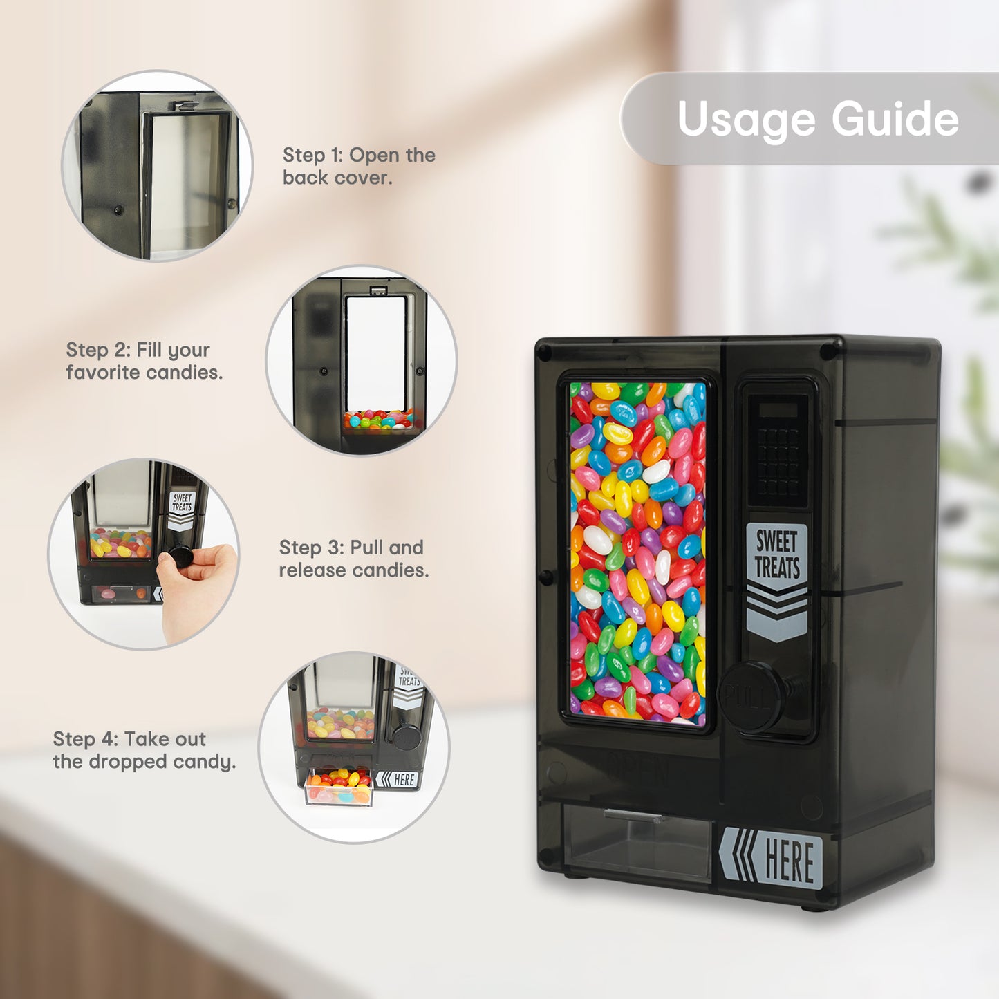 YOBRO Candy Dispenser Dark WSG12195