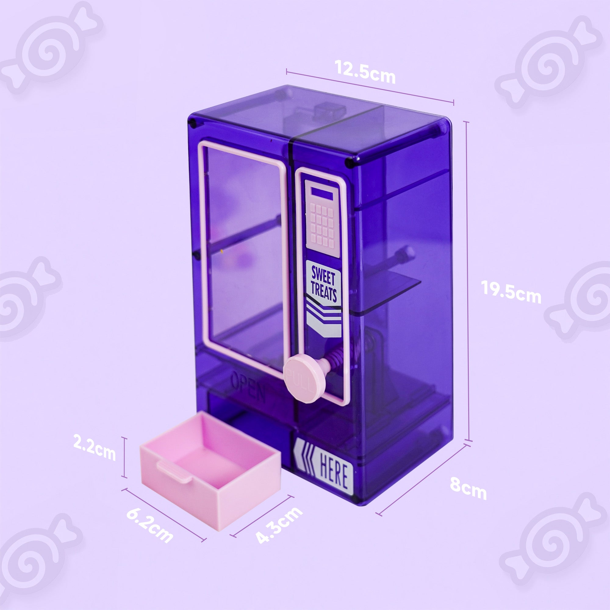 YOBRO Cute Candy Dispenser, Violet