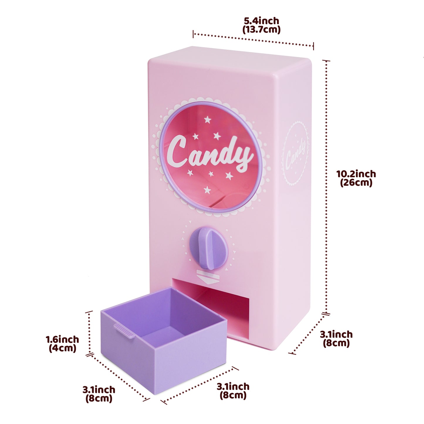 Retro Pink Candy Dispenser WSG12658