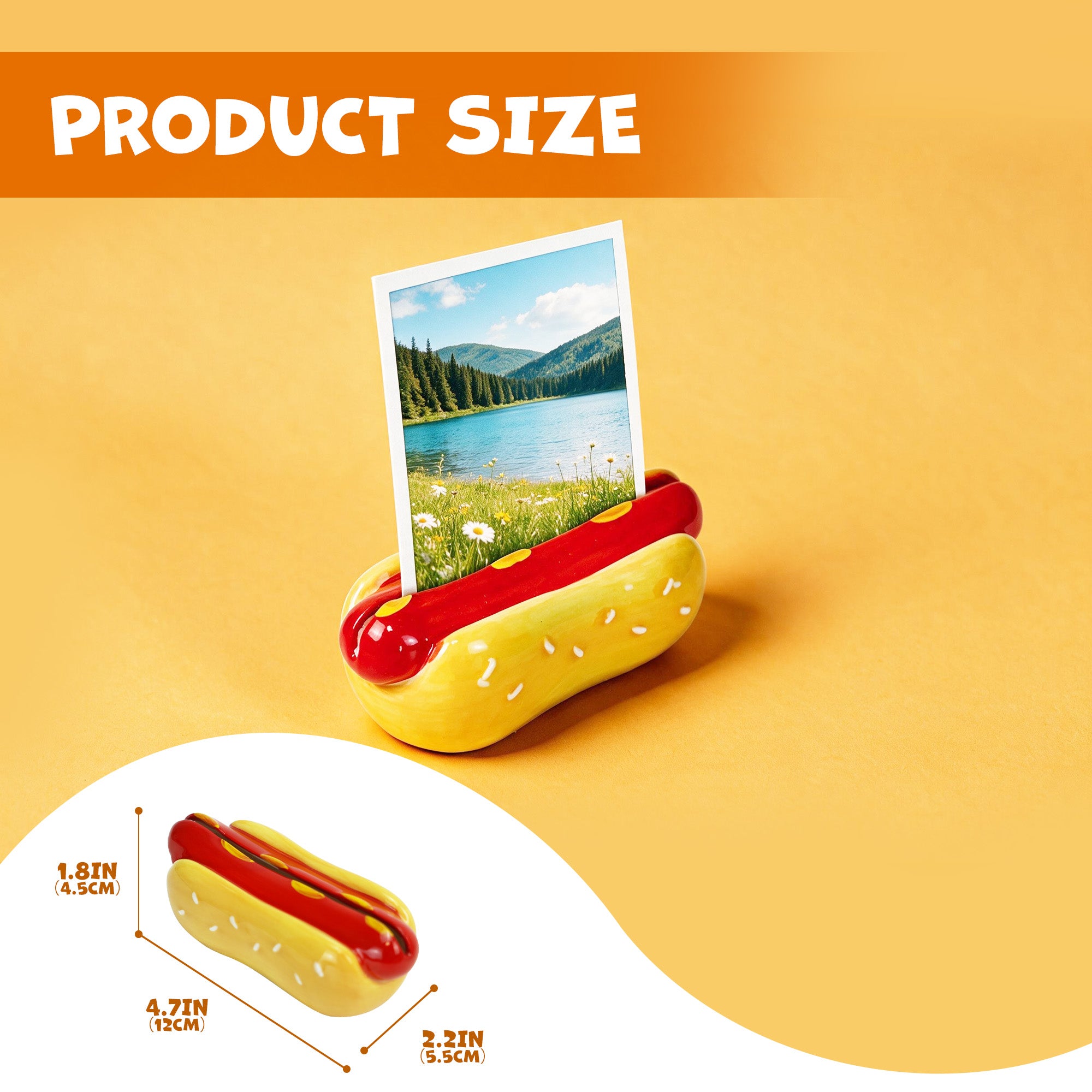 Hot Dog Photo Holder