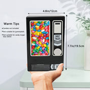 YOBRO Candy Dispenser, Cute Vending Machine for Desktop, Manual Candy Machine, Dispense Mini Candies, Birthday&Christmas Gift for Girls, Gift for Friends Girlfriends (Dark)