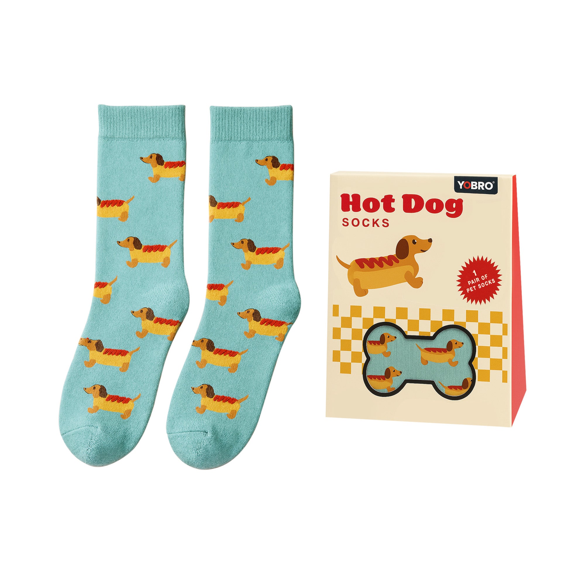 Hot Dog Socks