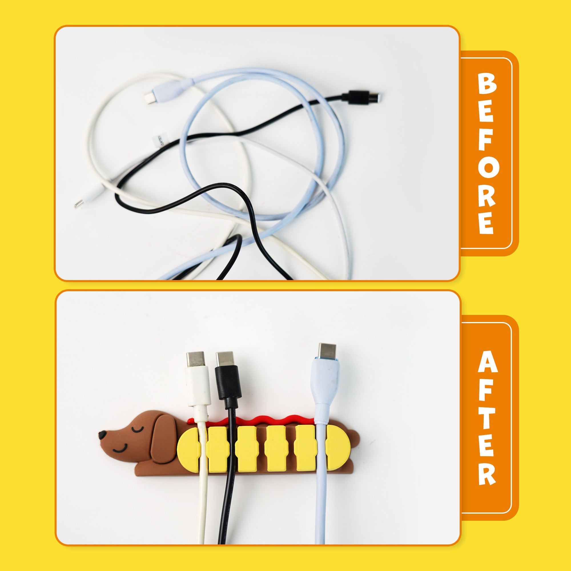 Hot Dog Cable Holder
