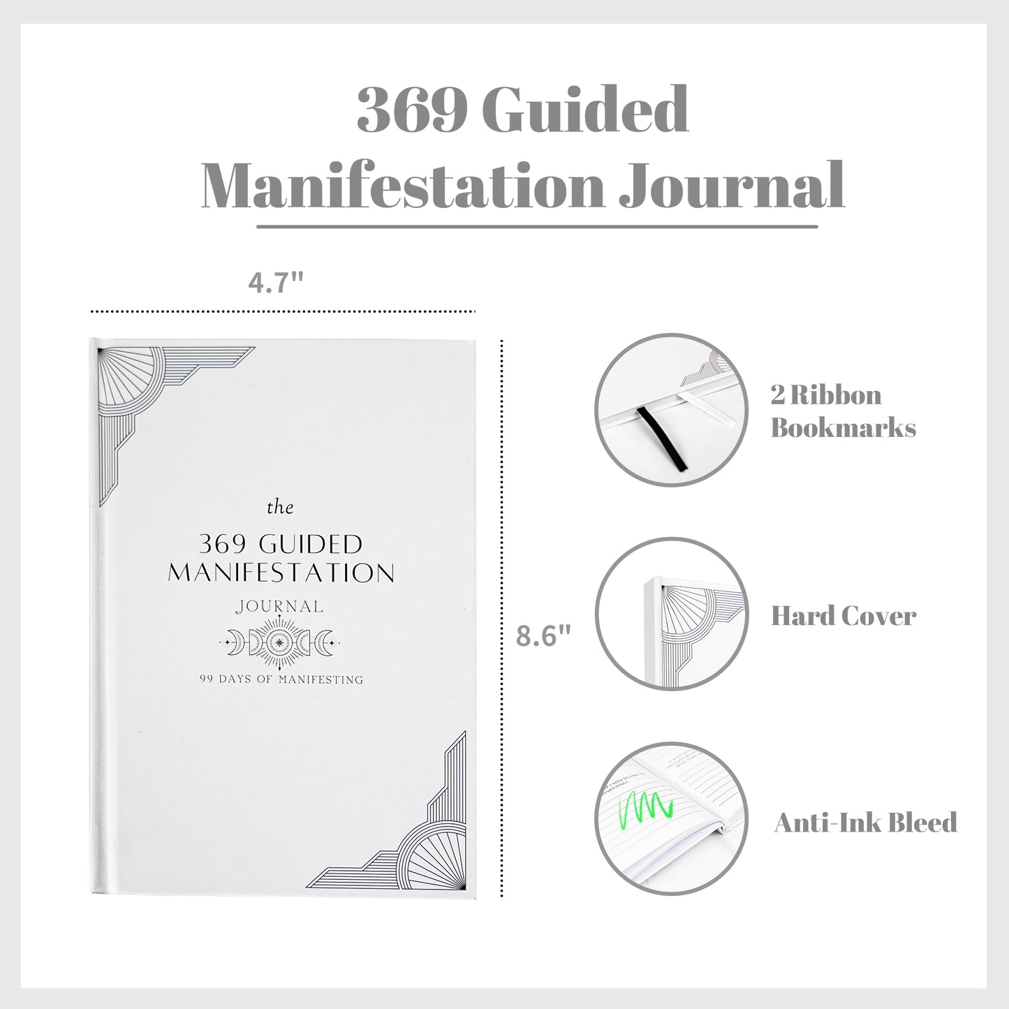 YOBRO 369 Guided Manifestation Journal WSG13529