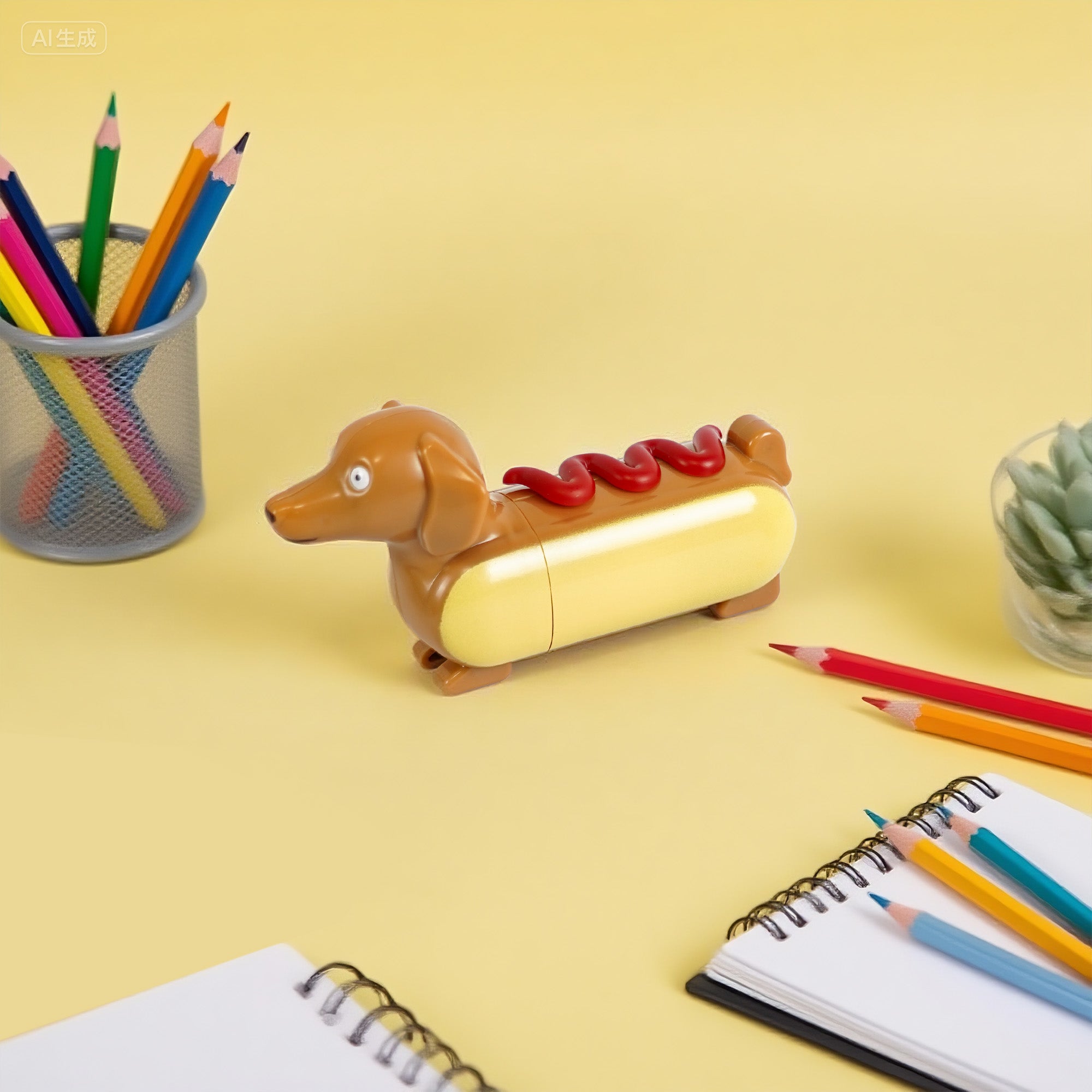 YOBRO Hot Dog Mini-Bleistiftspitzer 