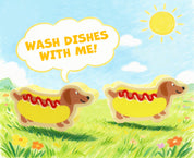 HotDog Sponge Set 2 Pack