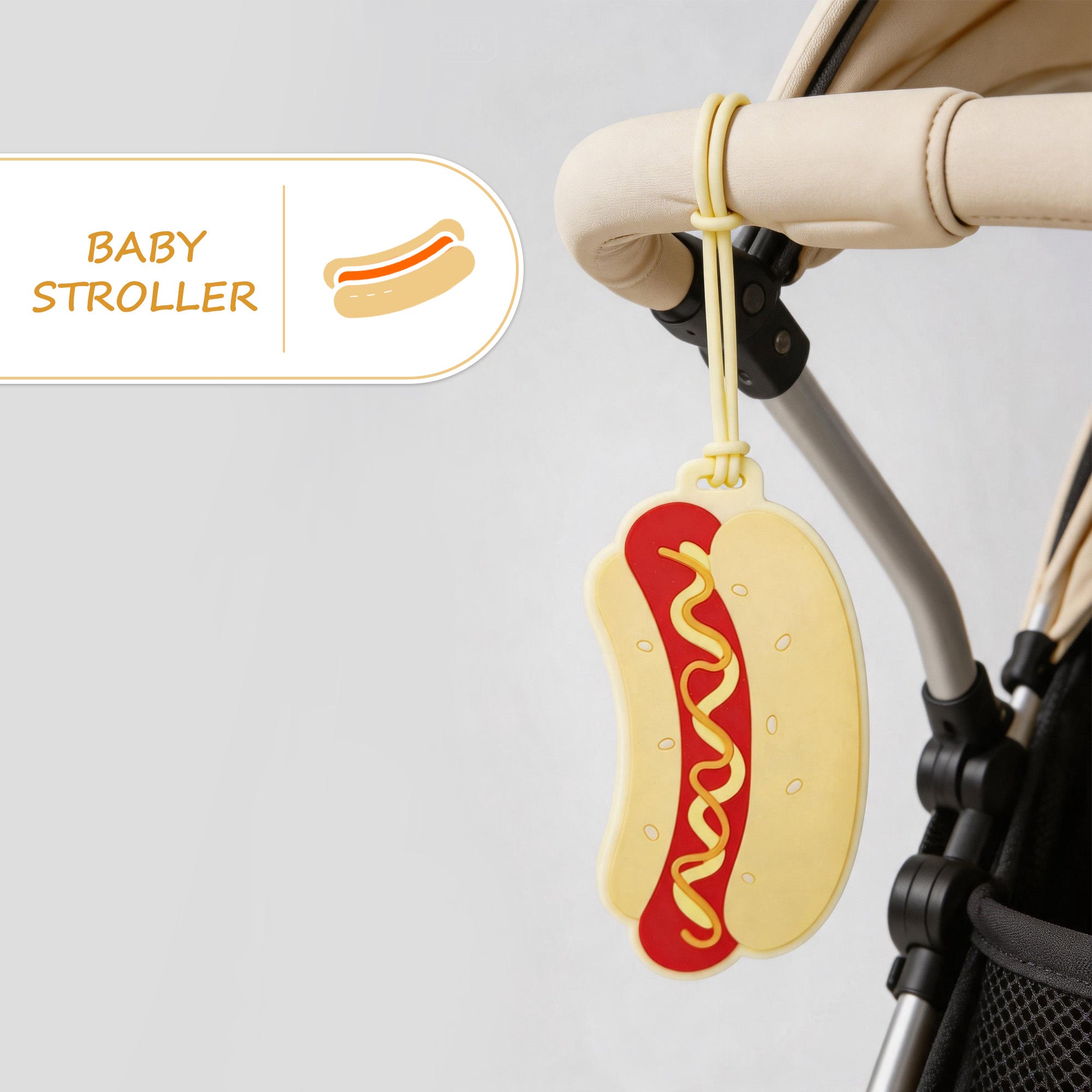 YORBO Hot Dog Luggage Tag