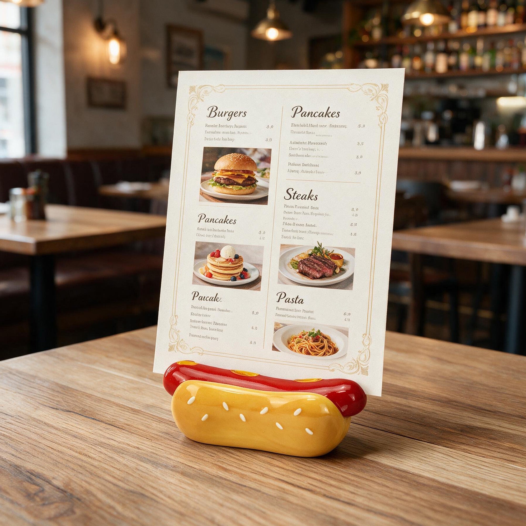 Hot Dog Photo Holder