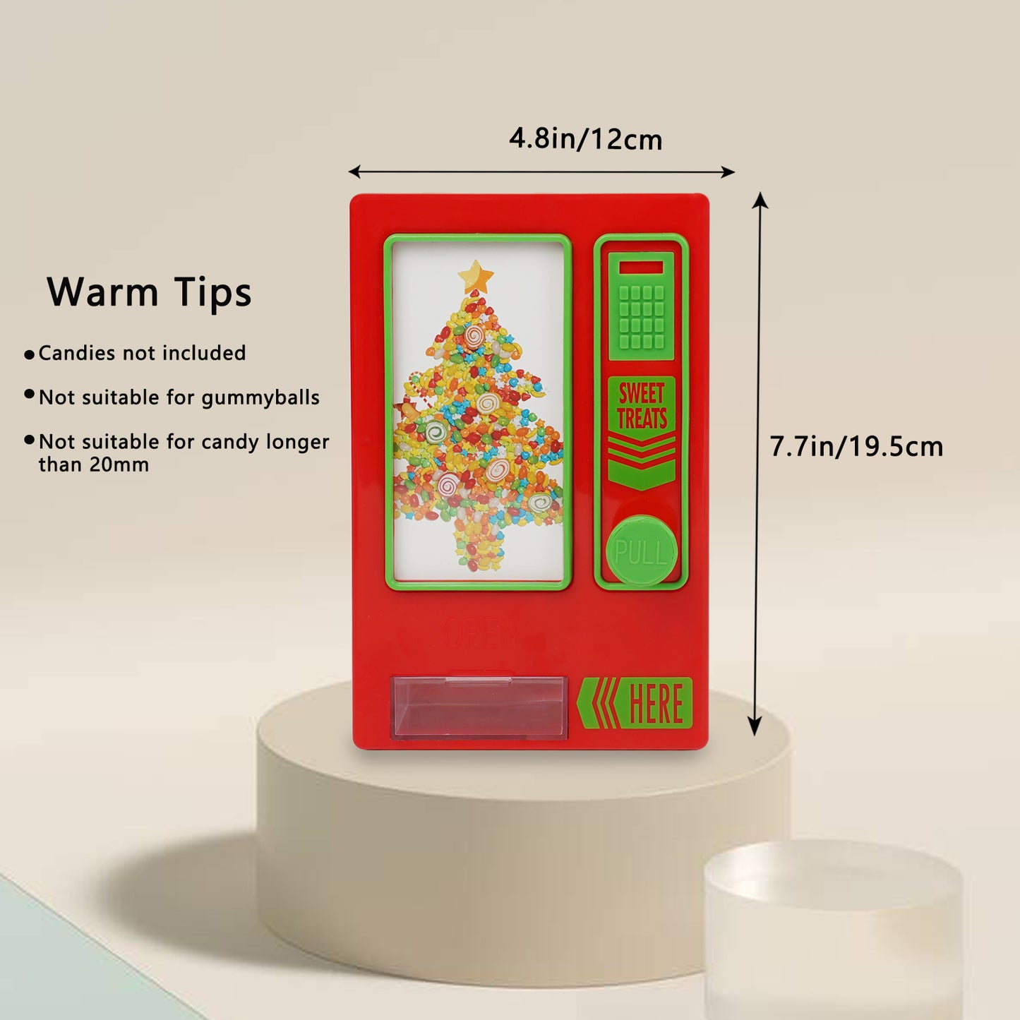 YOBRO Candy Dispenser Christmas WSG12601