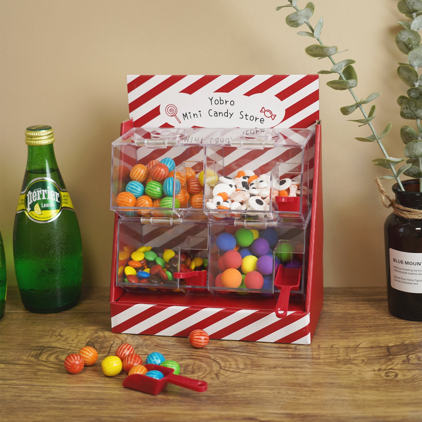 Distributeur de bonbons rétro YOBRO avec boules WSG12848 