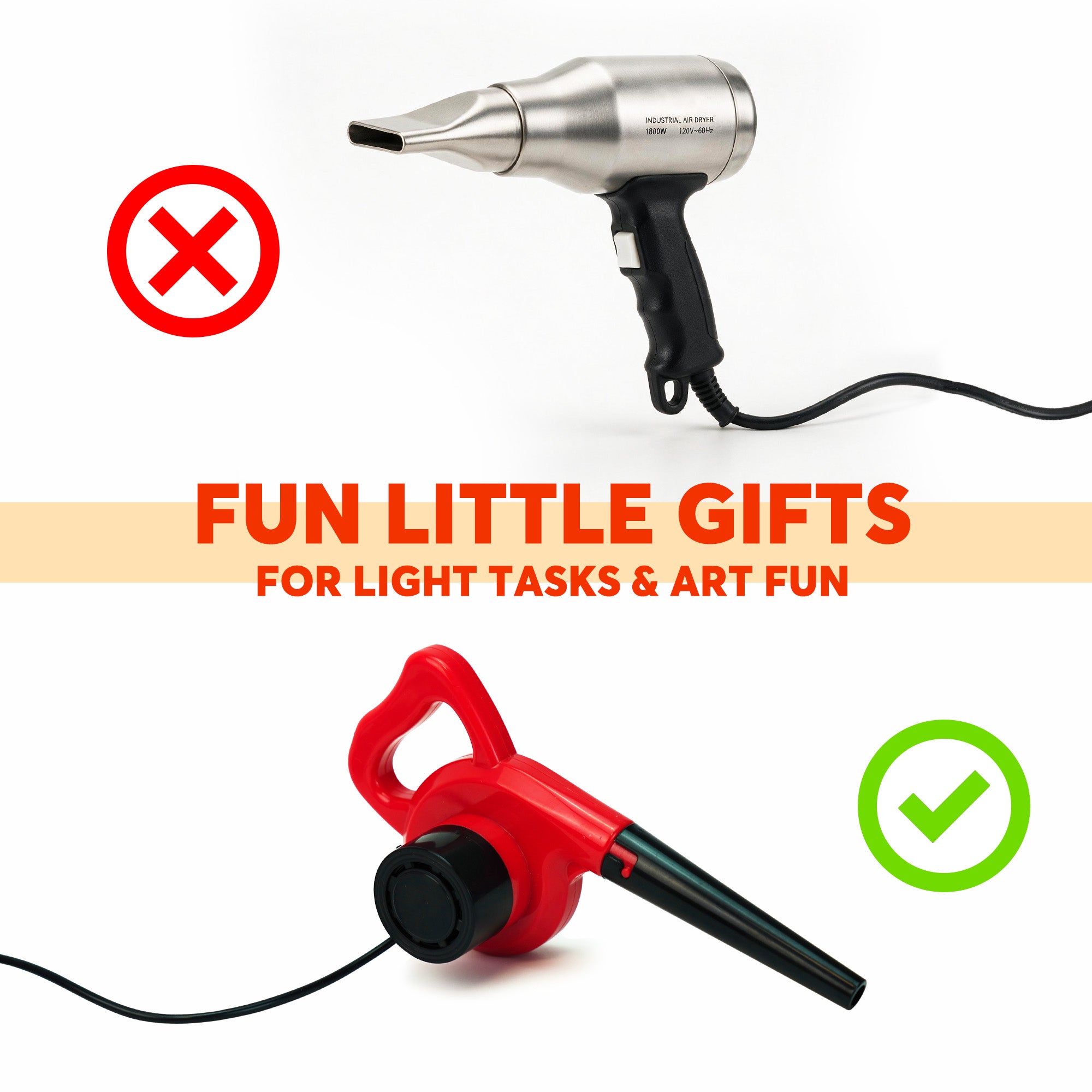 BUZZLEFUN Mighty Mini Blower Toy