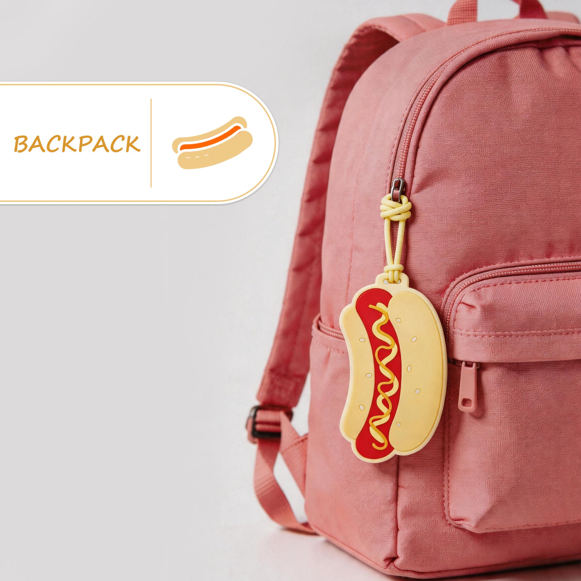 YORBO Hot Dog Luggage Tag