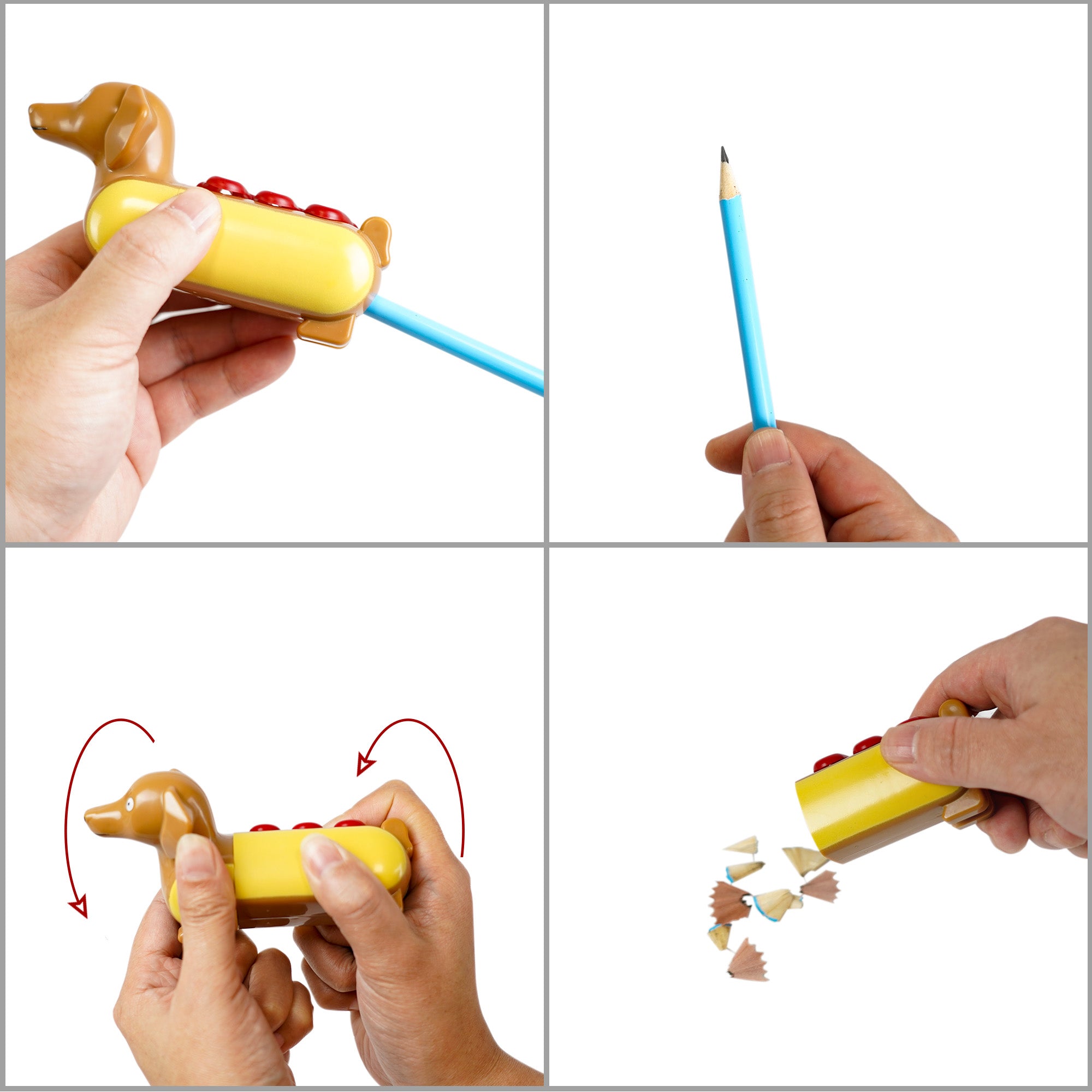 YOBRO Hot Dog Mini-Bleistiftspitzer 