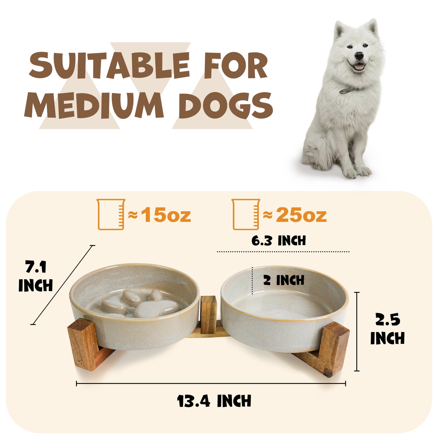 YOBRO Slow Feeder Set for Pets – Practical and Adorable Medium&Small