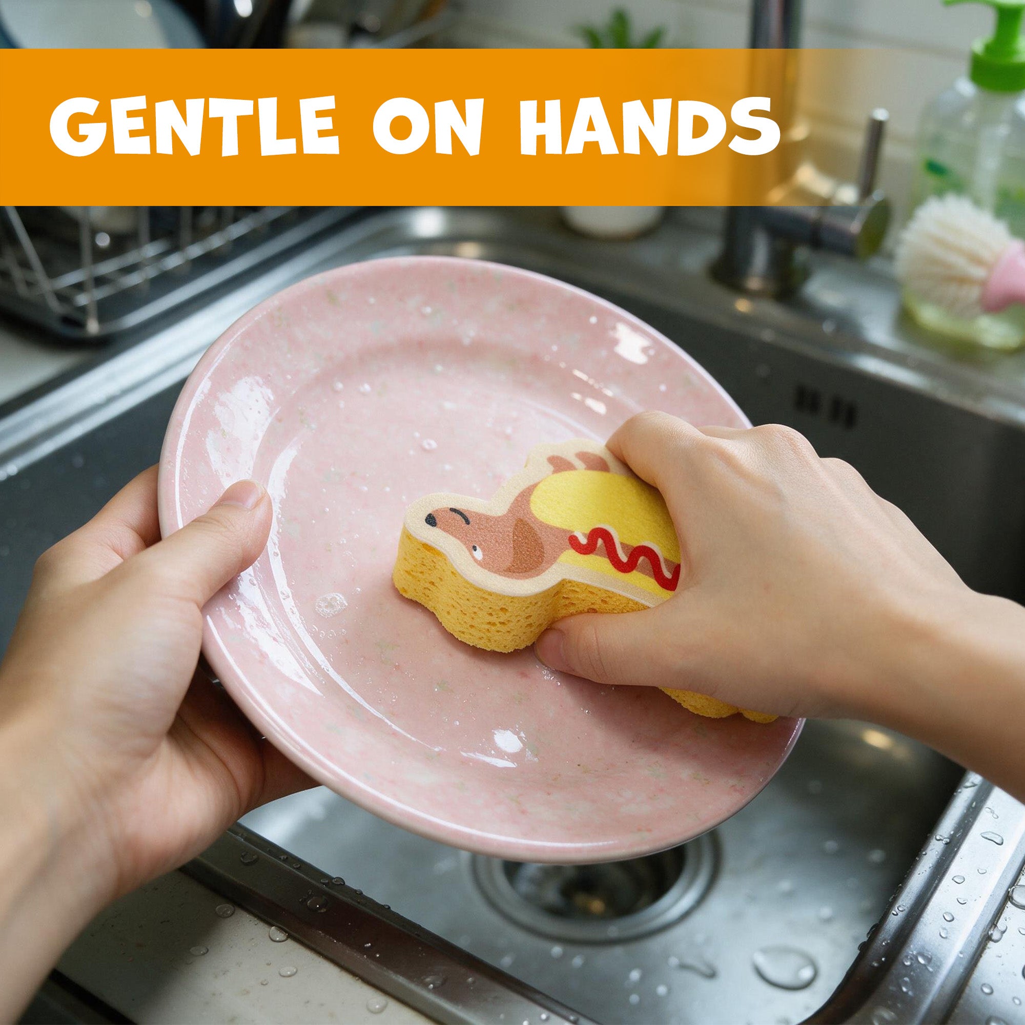 HotDog Sponge Set 2 Pack