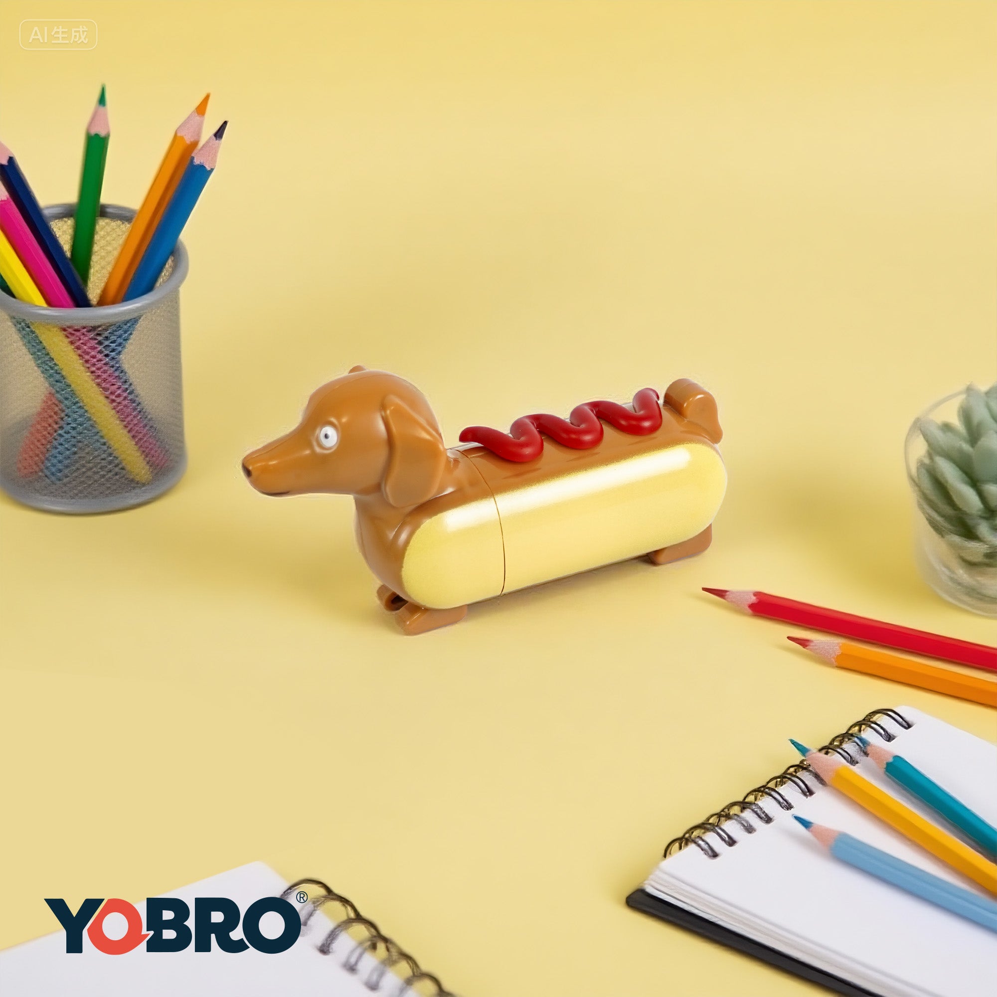 Cute Gift Hot Dog Pencil Sharpener