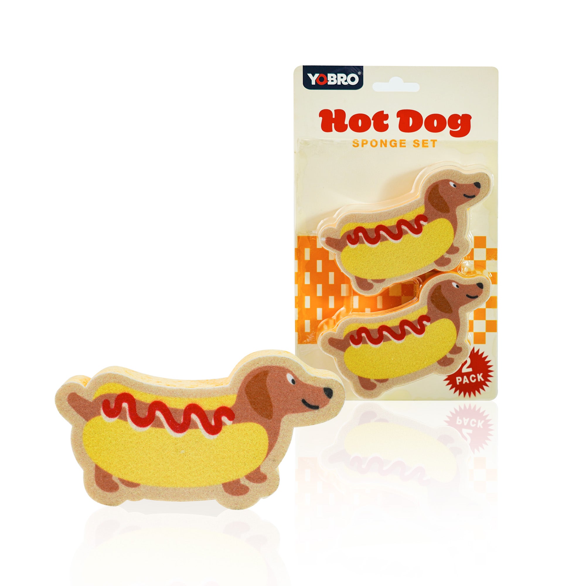 YOBRO Hotdog Sponge Set (2PK)