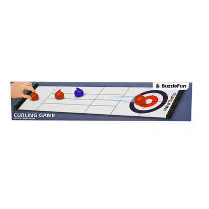 BuzzleFun Tabletop Curling Game for Kids & Family