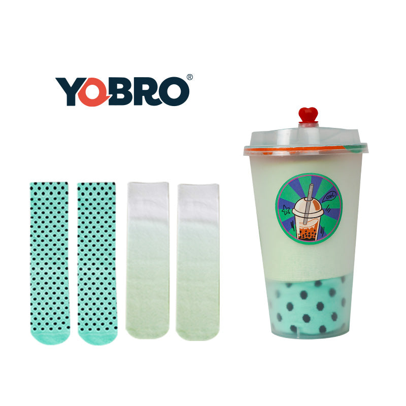 Chaussettes Bubble Tea YOBRO 4 couleurs WSG11386