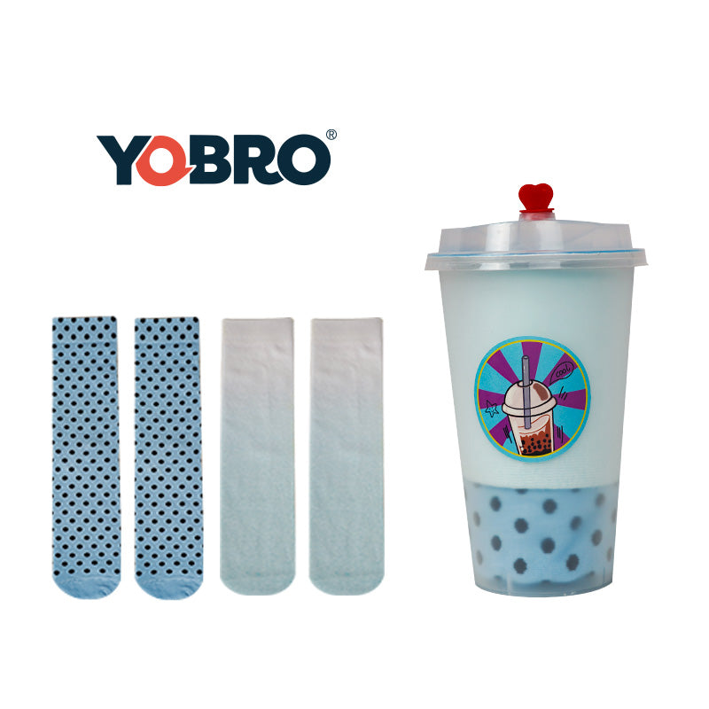 Chaussettes Bubble Tea YOBRO 4 couleurs WSG11386