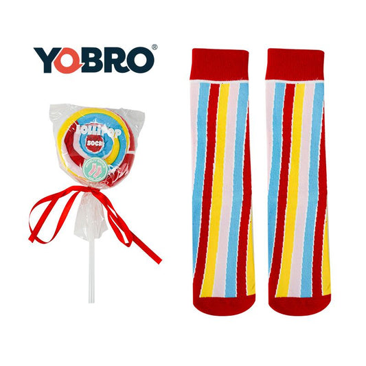 YOBRO Sweet Lollipop Funny Donut Macaron Socks Box for Women, for Kids Girls 1PK
