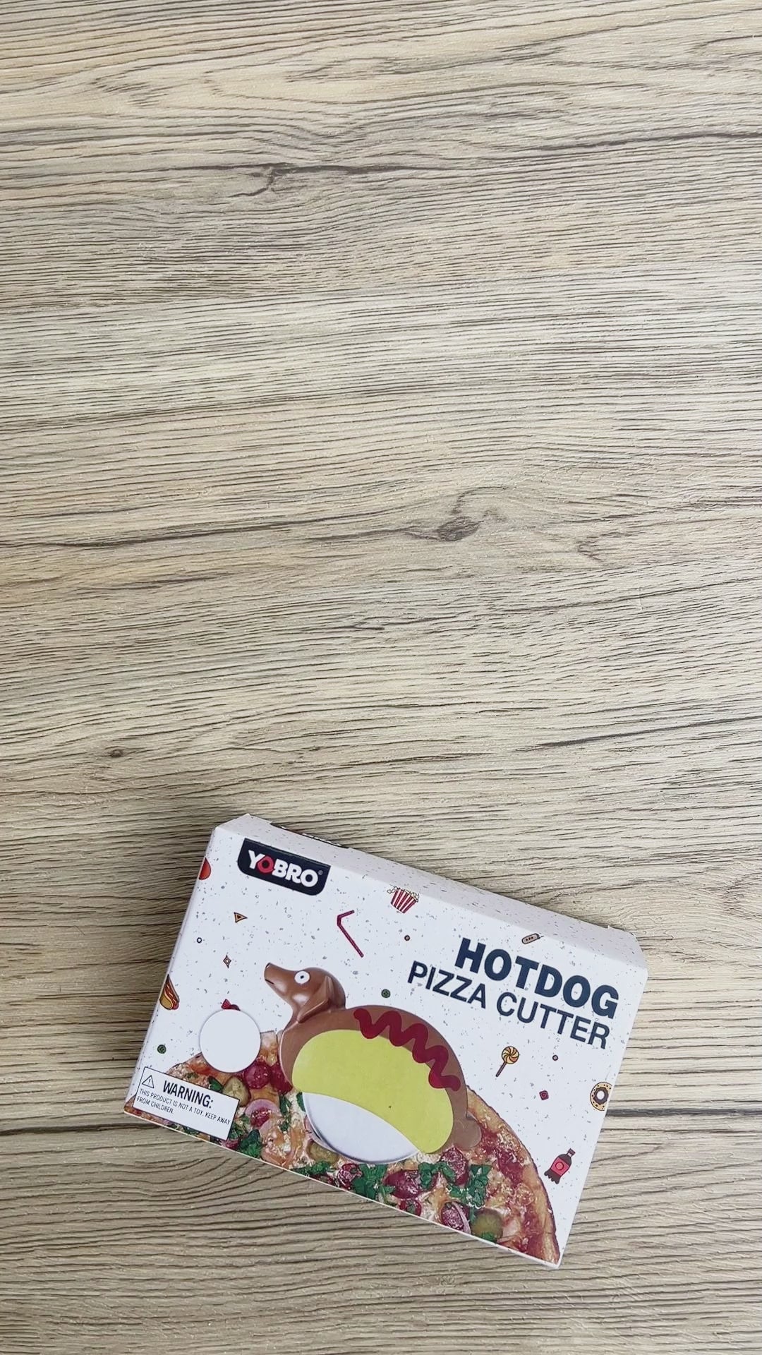 YOBRO Hot Dog Pizza Cutter Wheel, Funny Kitchen Gadgets and Kitchen Gifts, Gift for Dachshund Lovers