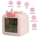 YOBRO Unicorn Alarm Clock Pink WSG4035-Pink